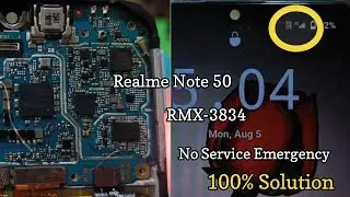 Realme Note 50 Signal Solution RMX3834 No Service Emergency 100% Solution 🔥