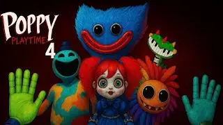 Poppy Playtime Chapter 4 (Part 1) – Scariest Chapter? 💀 New Monster Gameplay Walkthrough🔥