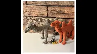 Верблюд двугорбый Часть 2/Camel crochet  Part 2  (Авторский МК Маргариты Легенькой)