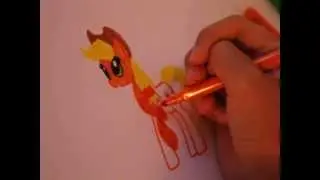 Как Нарисовать Пони Эпплджек♥