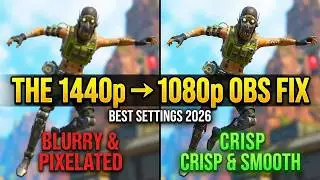How to Fix Blurry Streams on 1440p Monitors (OBS Studio Downscale Guide 2026)