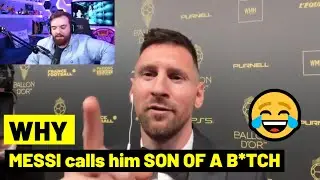 Messi funny reaction to interviewer after winning 8th Ballon Dor