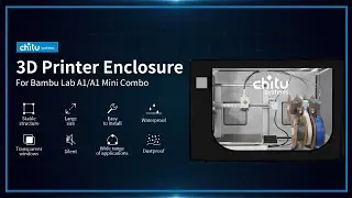 Chitu Systems 3D Printer Enclosure for Bambu Lab A1/A1 Mini Combo FDM LCD Printer Accessories