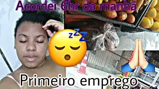 Vlog :Primeiro dia de trabalho /primeiro emprego feirante