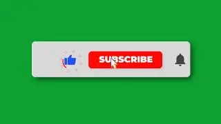YouTube Subscribe Button Green Screen with sound | Editing in Premiere Pro