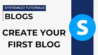 How to create a blog | Systeme.io tutorials