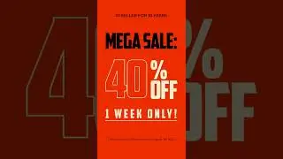 🚀 𝐄𝐥𝐥𝐚 𝐌𝐞𝐠𝐚 𝐒𝐚𝐥𝐞: 𝟒𝟎% 𝐎𝐅𝐅 - 𝟏 𝐖𝐞𝐞𝐤 𝐎𝐧𝐥𝐲! 🚀 #Ellatheme #MegaSale #Shopify
