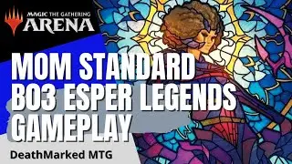 Magic: the Gathering Arena Standard Ranked BO3 Gameplay - Esper Legends vs Gruul Fight Rigging
