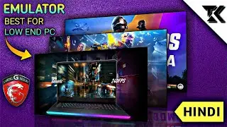 How To Download & Install MSI Player | Best Emulator For Low End PC | By Kartik Techzone | Full HD