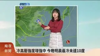 暗夜新聞-氣象主播黃脩筑(四縣腔)-冷空氣水氣多冷到下週 下一波回溫聖誕節【客家新聞20241218】