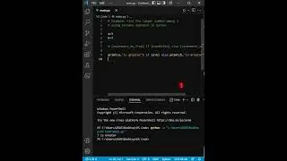 Example: Find the Larger number among 2 using ternary operator in python