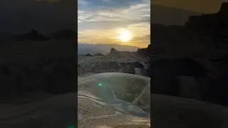 Sunsetting at Zabriskie Point in Death Valley National Park