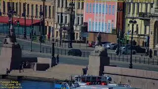 Весь Санкт-Петербург, Нева, Дворцовый мост, Whole St.Petersburg, Neva, Palace Bridge