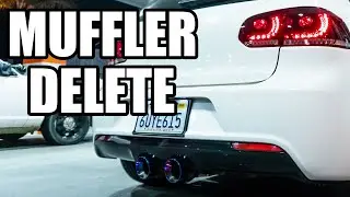 MK6 Volkswagen Golf R Muffler Delete