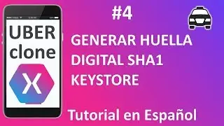 Generar Firma SHA1 Debbug Key | Uber Clone Xamarin Android Tutorial en español #4