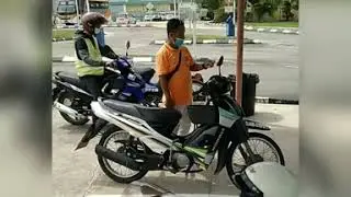 Undang2 mengambil lesen motor B2.