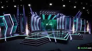 DMX UNREAL ENGINE VIRTUAL SET  CORPORATE | INTEGRATED WITH AXIMMETRY | | DMX |