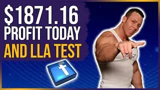 🧑‍💻 Face Book Look-a-Like Audience Test and $1871.16 Profit Today!