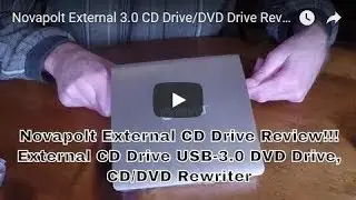 Novapolt Revew!!! - External CD Drive USB-3.0 DVD Drive, CD / DVD Rewriter