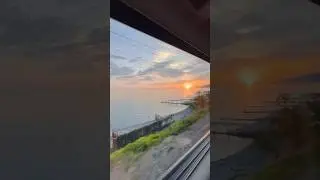 На поезде в сторону заката! Живописная ЖД близ Сочи