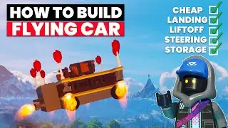 BEGINNER FULLY FUNCTIONAL FLYING CAR - LEGO FORTNITE