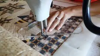 Machine Quilting Traditional Stars by Natalia Bonner