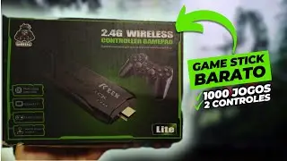 ✅ GAME STICK 2.4 WIRELESS CONTROLLER GAMEPAD unboxing e review | 1000 JOGOS | MENOS DE R$ 150,00 |