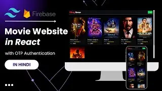 Filmyverse React Project in Hindi | Tailwindcss | Firebase |  Firestore DB | OTP Authentication