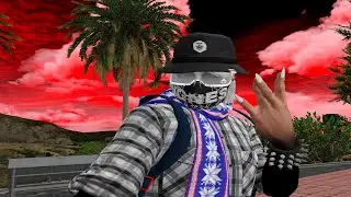 маска на ней черного цвета // gta 5 rp