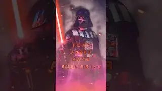 VADER: FEAR-ANGER-HATE-SUFFERING. #starwars #hottoys #darthvader