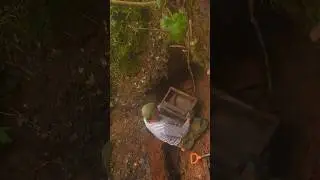 Это было на дне немецкого блиндажа.