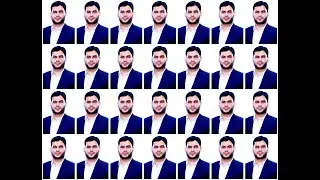 How to Create a Complete Passport Size Photo in Photoshop by One Click