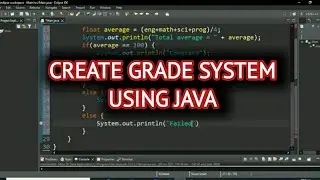 How to create grade system using java