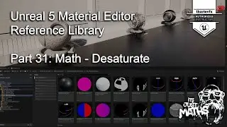 Material Editor Reference 31 - Math - Desaturation