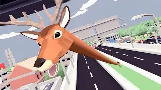Seja um veado doido em DEEEER Simulator: Your Average Everyday Deer Game
