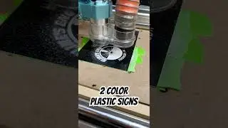 2 color plastic signs