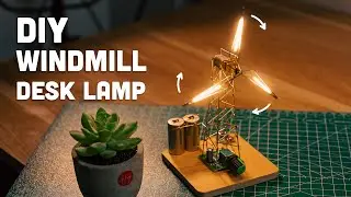 [Satisfying] Make Your Own WINDMILL Desk Lamp
