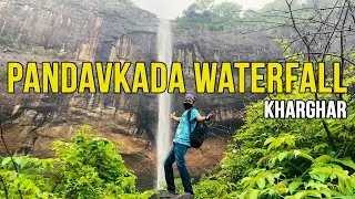 Pandavkada Waterfall Kharghar | Mumbai to Kharghar | After lockdown | Drone shots