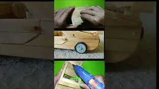 how to make a car from popsicle sticks