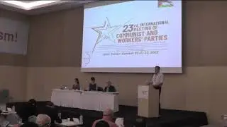 Выступление т. Маленцова от РКРП на XXIII Международной встрече коммунистических и рабочих партий