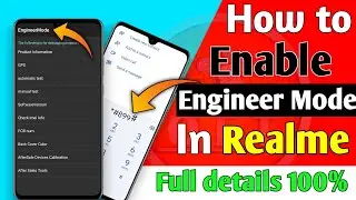 How to Enable Engineer mode in any realme || Engineering mode kya hai use  kaise karen