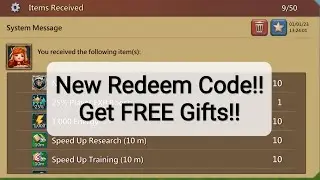 Lords Mobile - New Redeem Code!! Get FREE Gifts!!