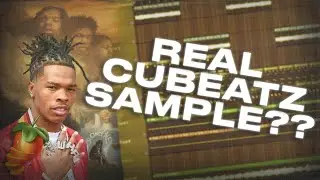 How To Make A HARD Beat For Lil Baby Using a REAL CuBeatz Sample! | FL Studio Tutorial 2022
