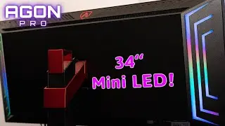 AOC Agon Pro 34'' | Mini LED | WQHD Montior - The only one of its kind! - AG344UXM