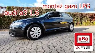 Audi A3 1.6 montaż gazu BRC w ARG Auto Gaz Łódź
