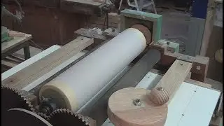 Easy way to replace drum sander sandpaper