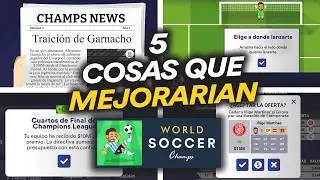 5 COSAS que MEJORARÍAN WORLD SOCCER CHAMPS #2