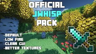 Minecraft Official Jwhisp Texture Pack Release! - Default/Low Fire/Clear GUI/Custom Textures