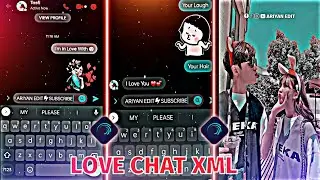 New Love Chat Lyrics Xml File | Alight motion Chat Lyrics Video Editing Tutorial | 