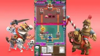 Прохожу классическое испытание в clash royale!